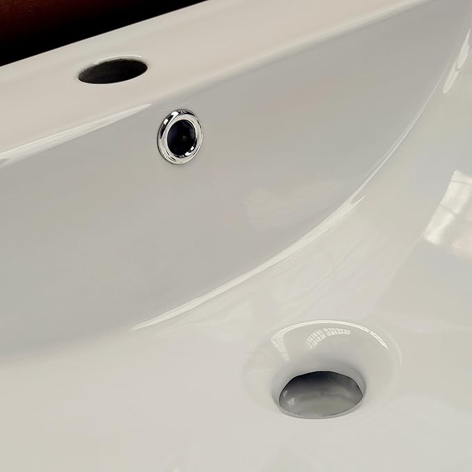 Lavabo cerámico encastrar 80