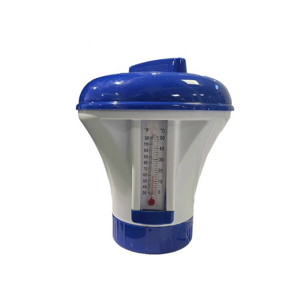 Dosificador de piscina regulable 200gr. Con termómetro
