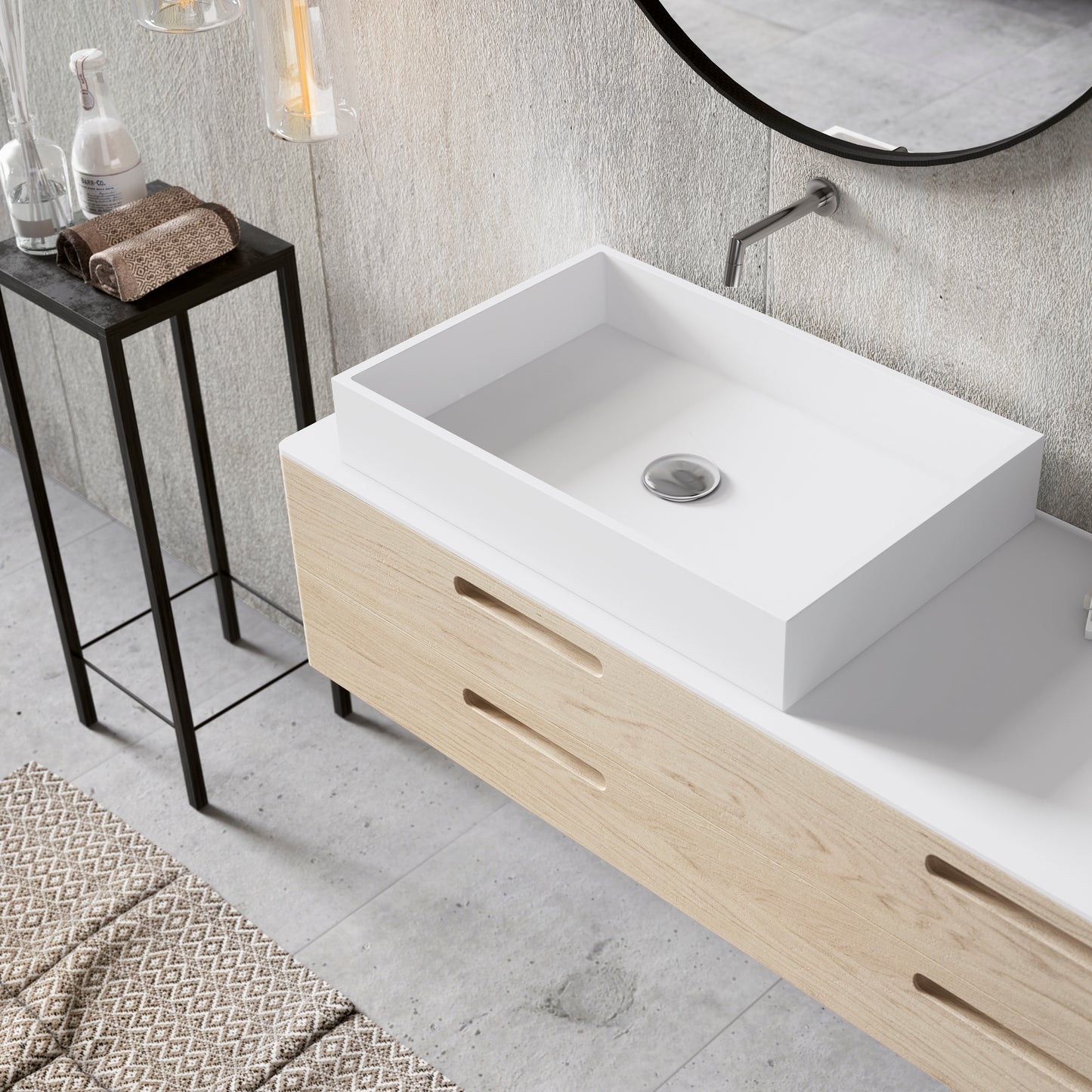 Lavabo empotrado serie Vega